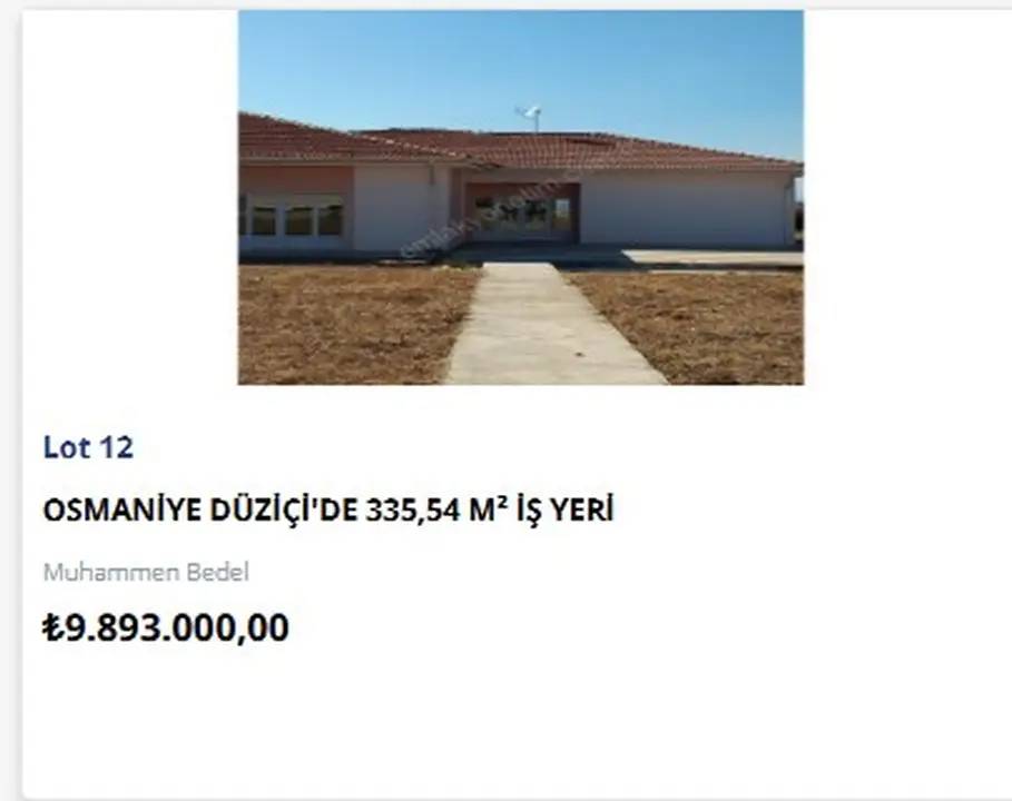 TOKİ 7 İlde 26 İş Yerini Yeniden Satışa Çıkarıyor! Açık Artırmada İkinci Tur Eylülde 13